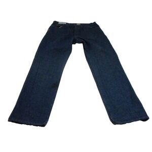 Reed‎ FR Jeans Mens 38x37 Blue Denim Flame Resistant Straight CAT 2 Distressed